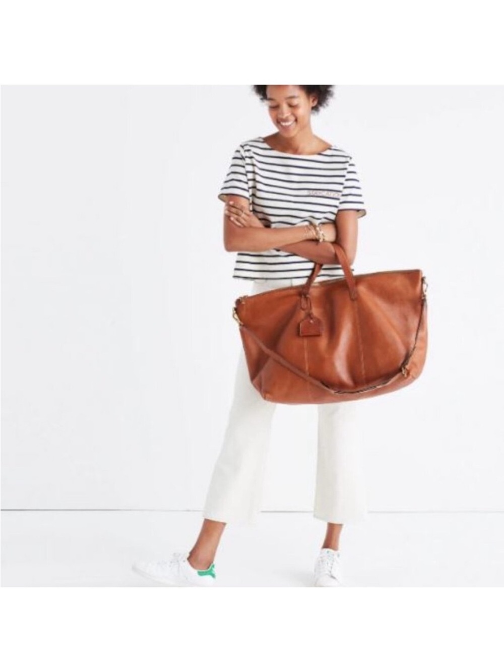 MADEWELL Essential Overnight Leather Bag English